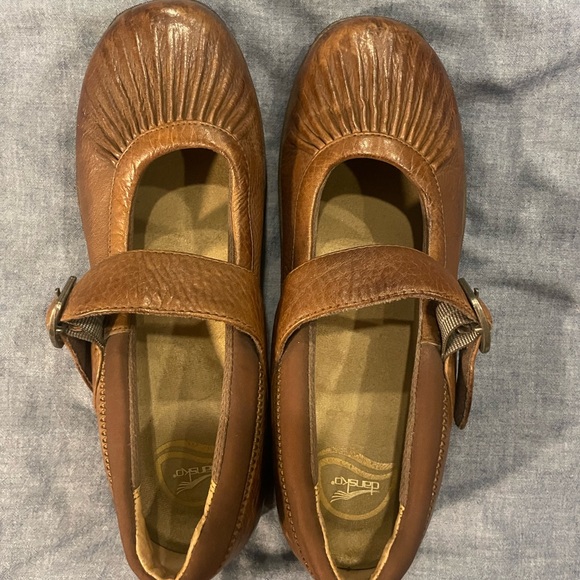 DANSKO Kitty Mary Janes Brown Clogs Leather sz EU41 = US 10.5/11 - Picture 13 of 16